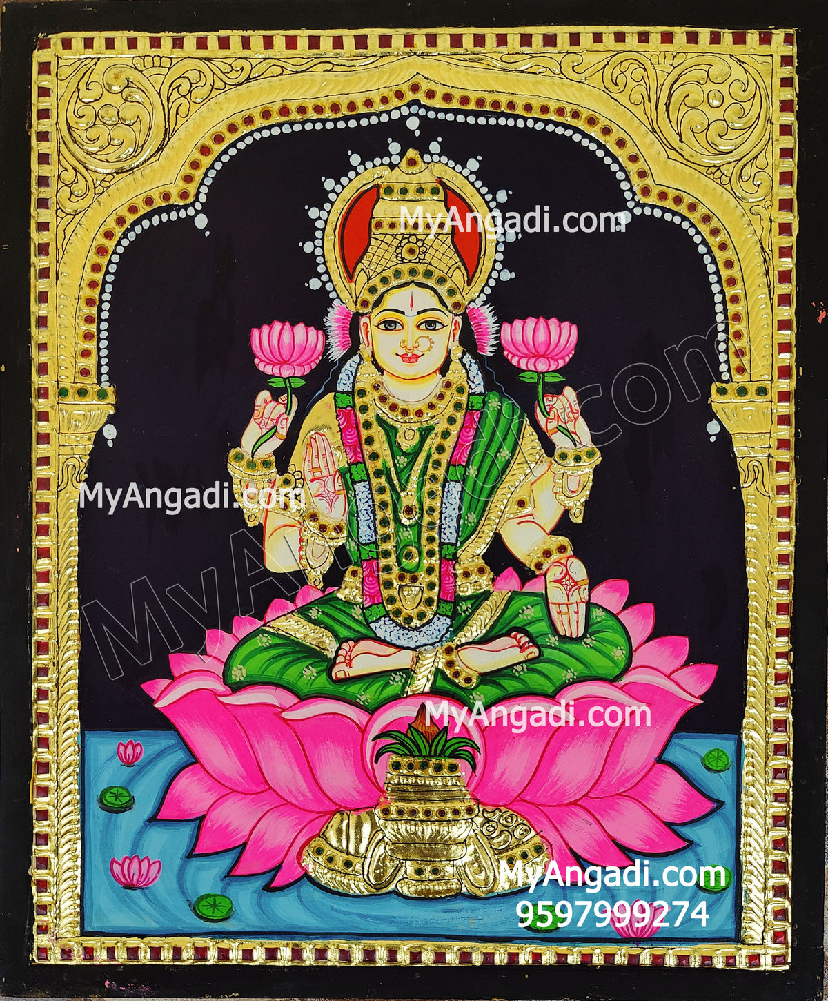 Lakshmi Tanjore Painting