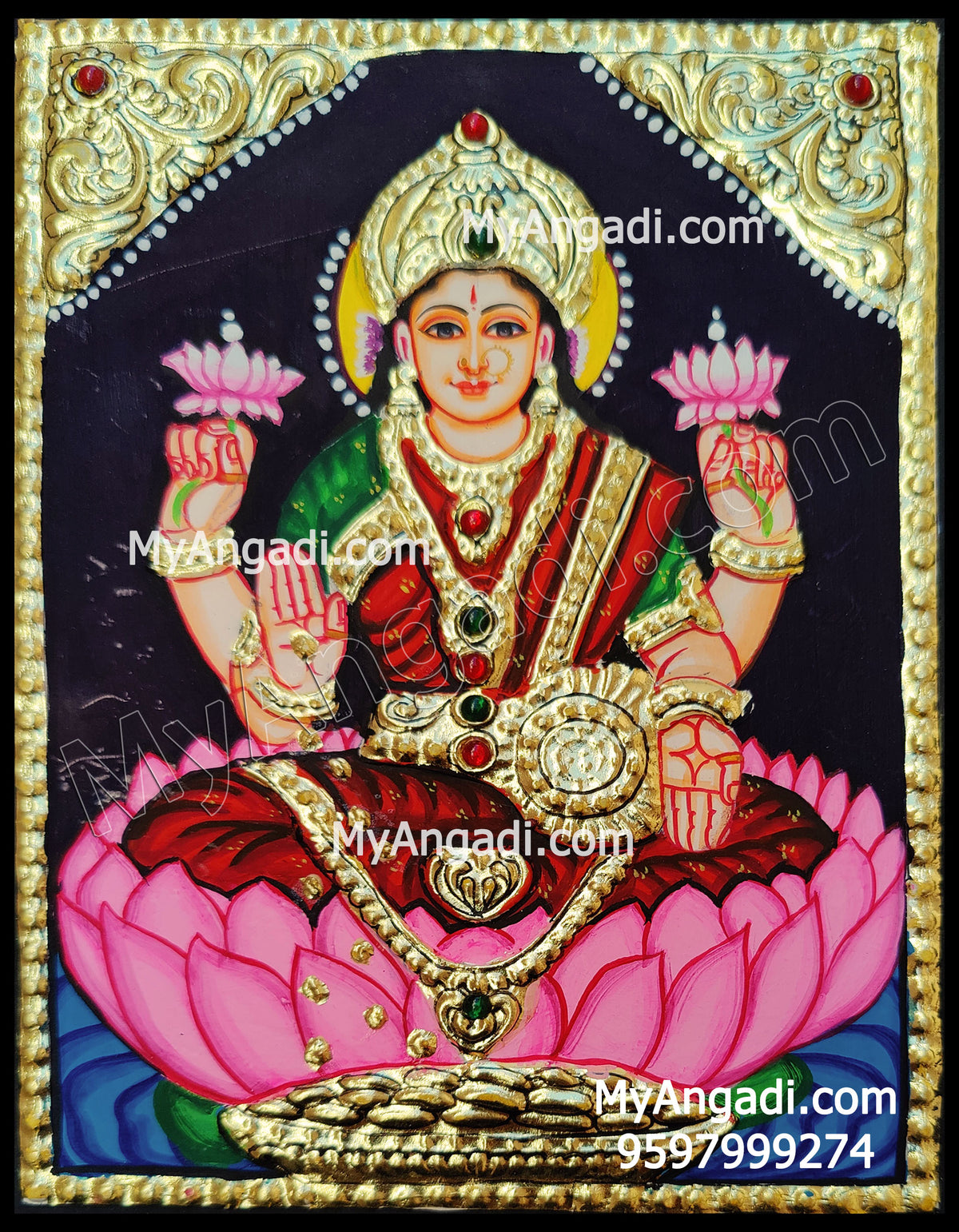 Lakshmi Tanjore Paintings