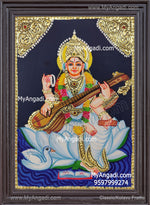 Saraswathi Tanjore Painting