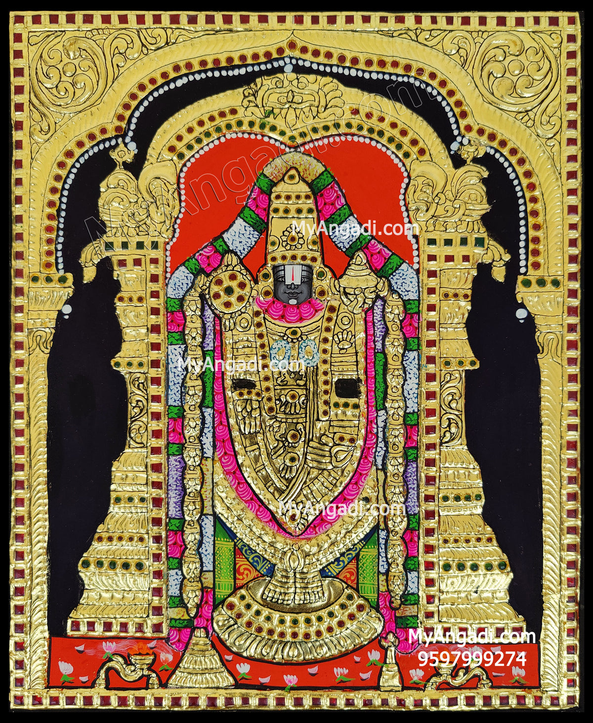 Balaji Tanjore Painting