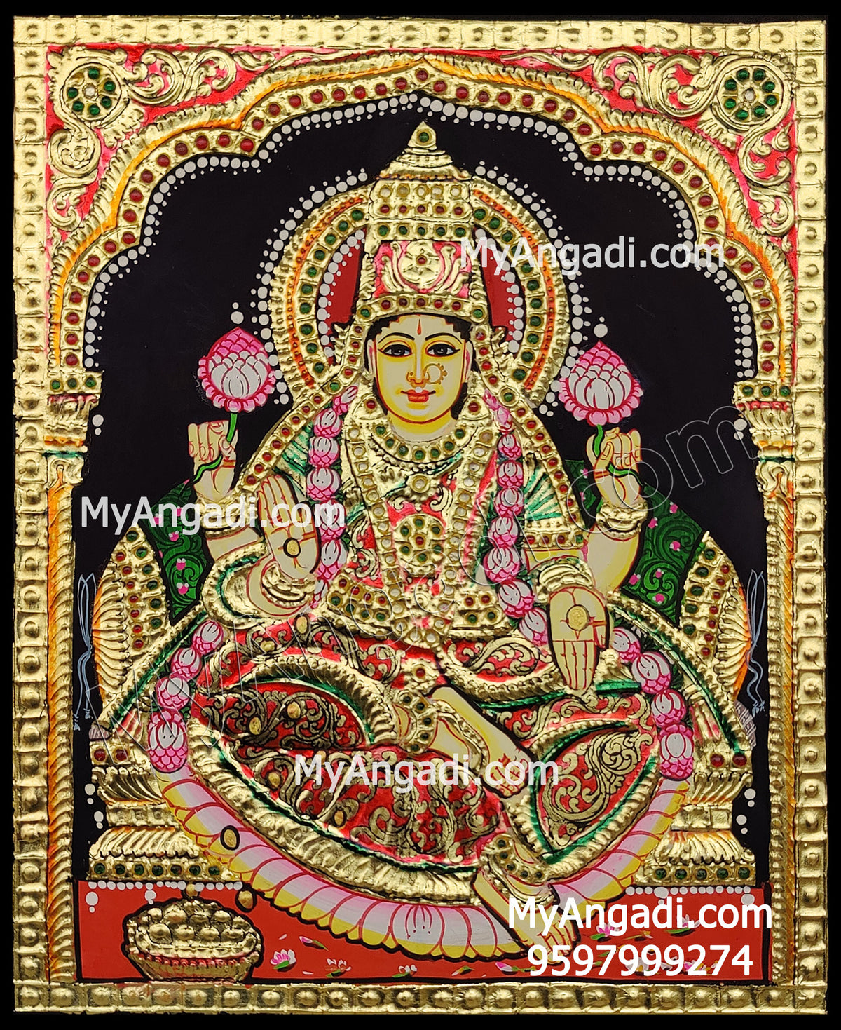 Lakshmi Tanjore Painting