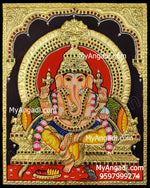 Ganesha Tanjore Painting