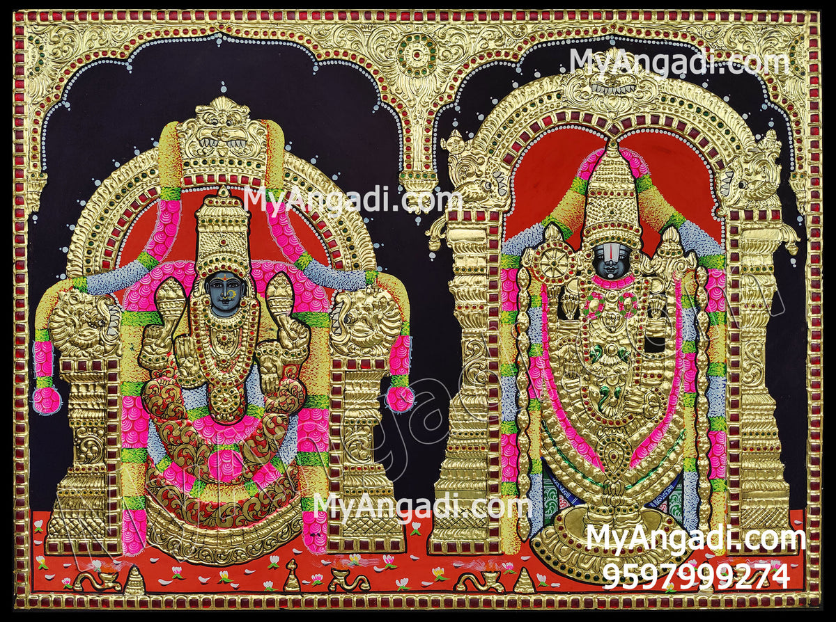 2D Balaji Thayar Tanjore Painting