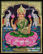 Gajalakshmi Tanjore Painting