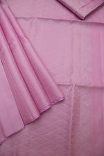 Baby pink - Pure Handloom Soft Silk Saree