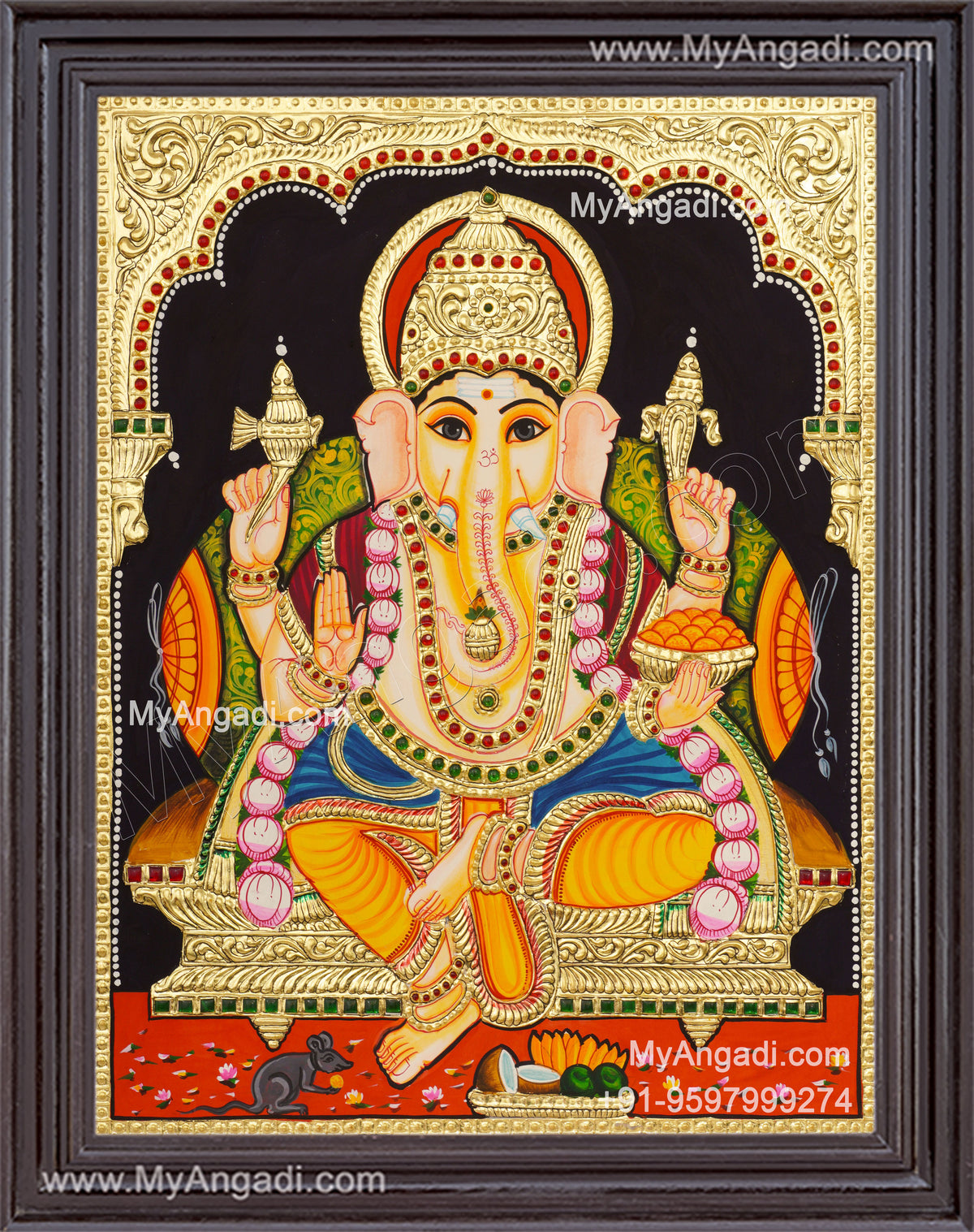 Ganesha Tanjore Painting