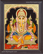 Ganesha Tanjore Painting