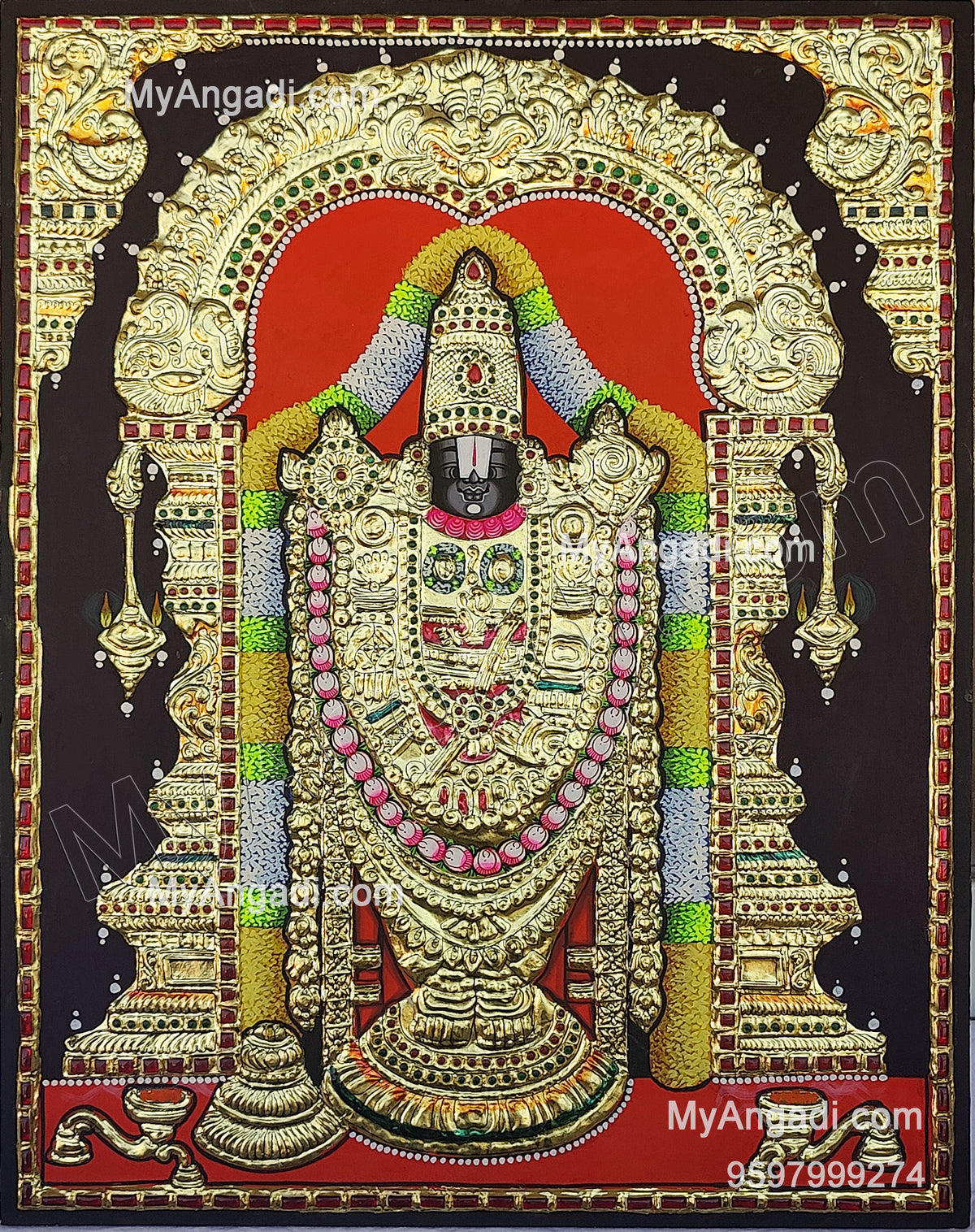 Balaji Tanjore Painting