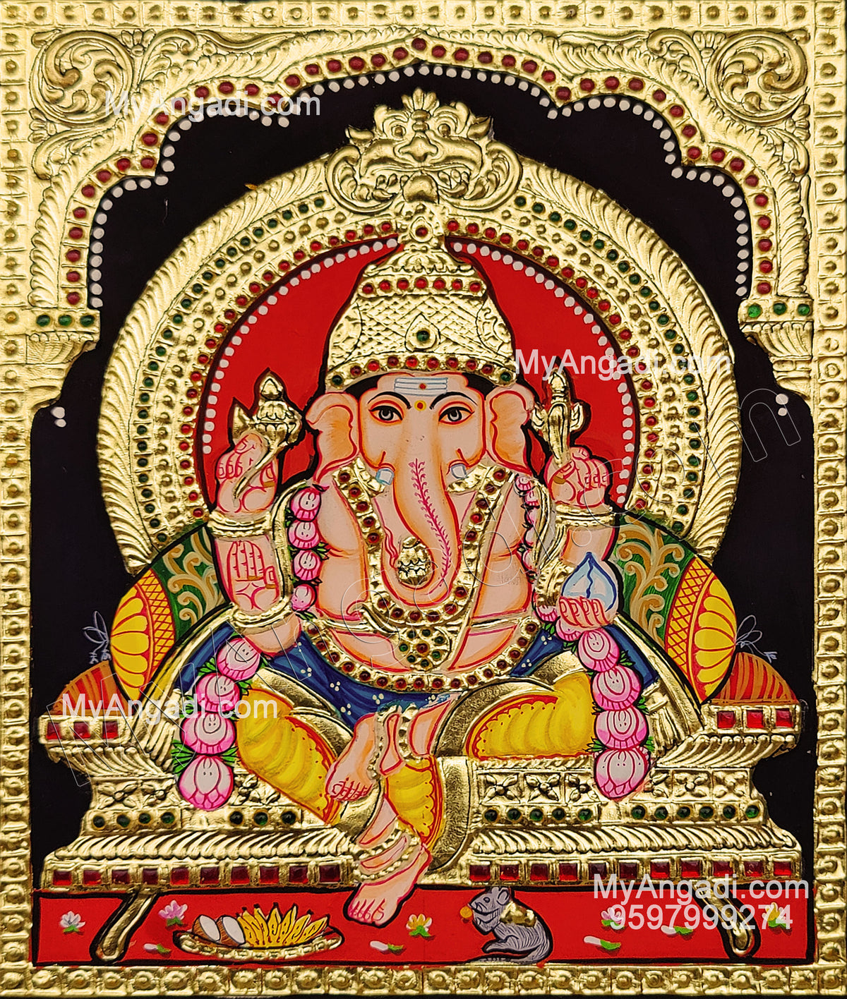 5 Set Tanjore Paintings