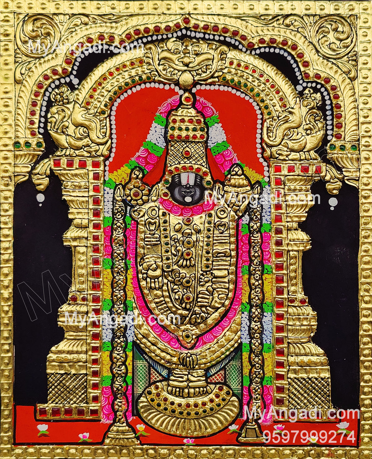 5 Set Tanjore Paintings