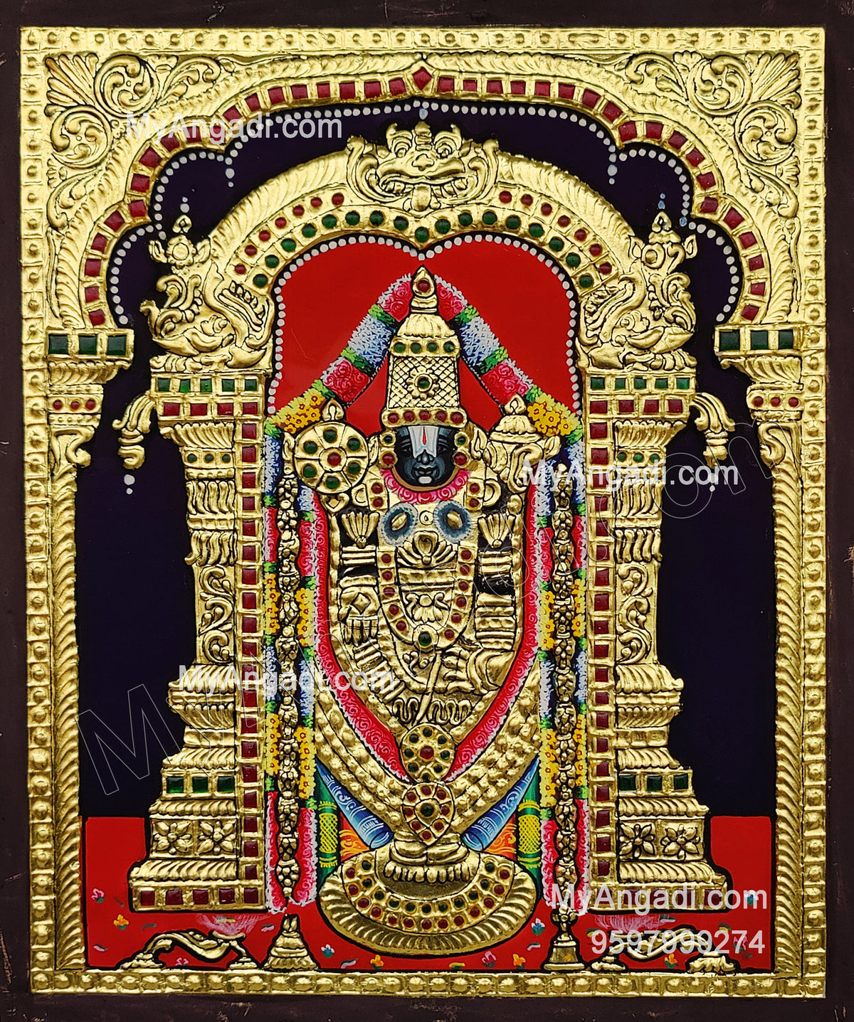 5 Set Tanjore Paintings