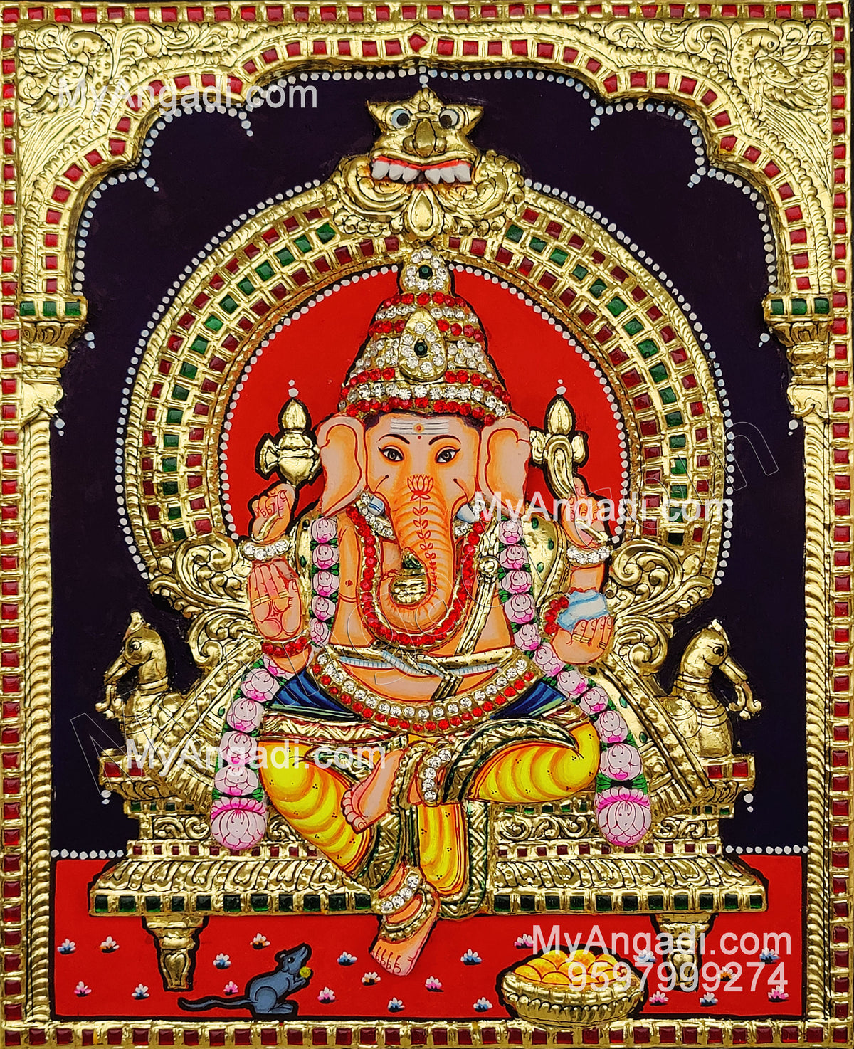 3D 5 Set Tanjore Paintings