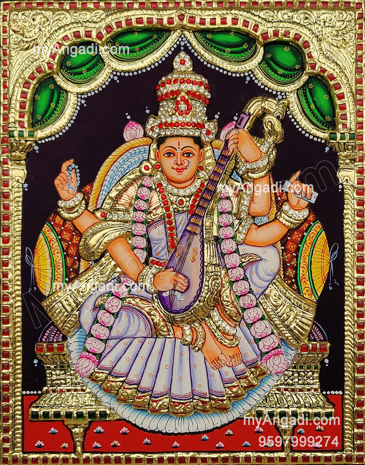 3D 5 Set Tanjore Paintings