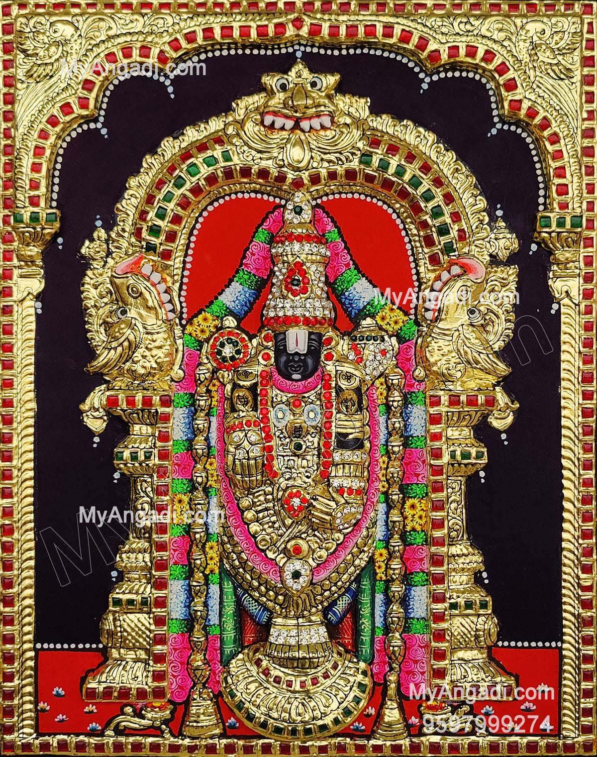 3D 5 Set Tanjore Paintings