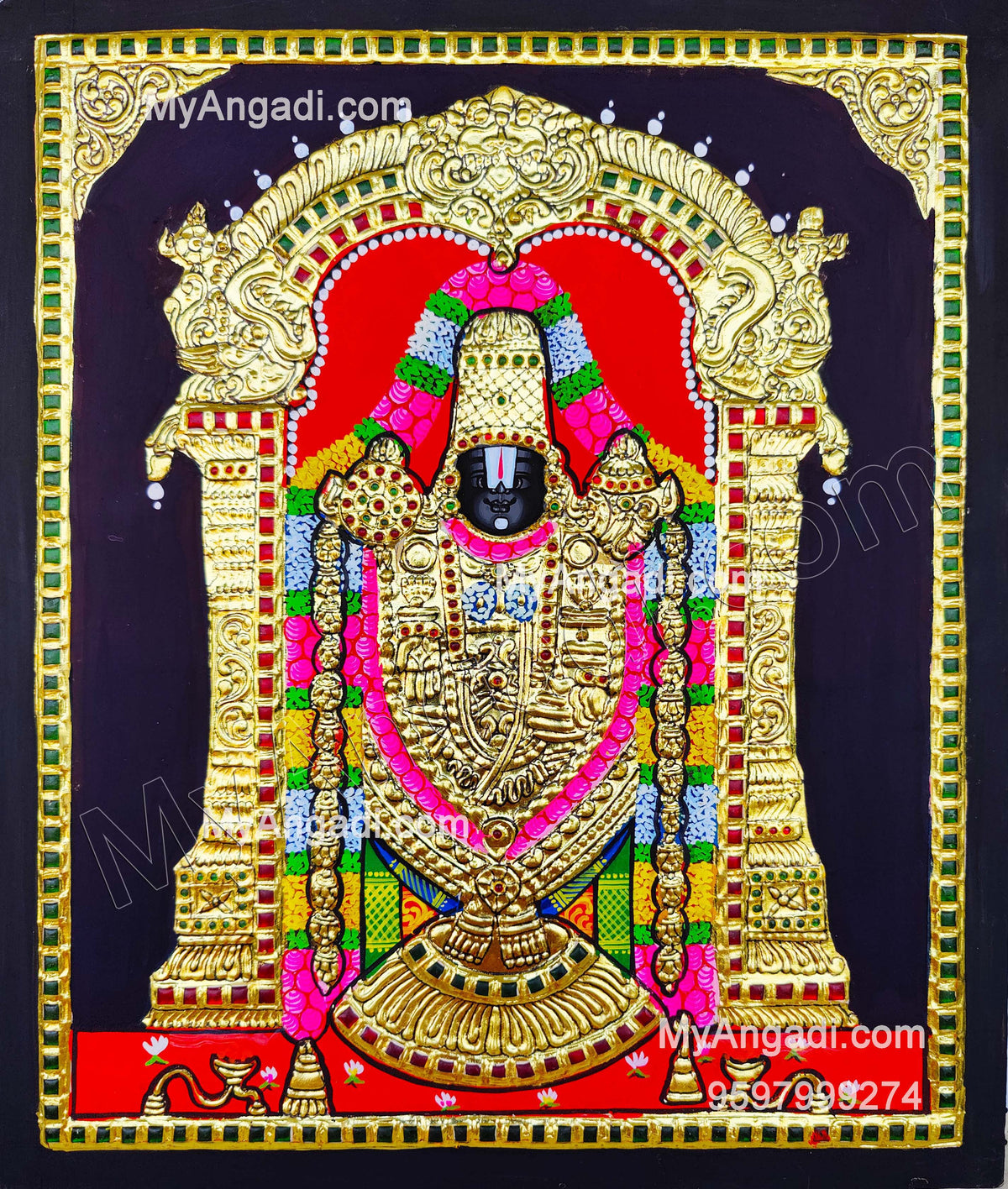 Balaji Tanjore Painting