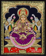Gajalakshmi Tanjore Painting