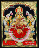 Gajalakshmi Tanjore Painting