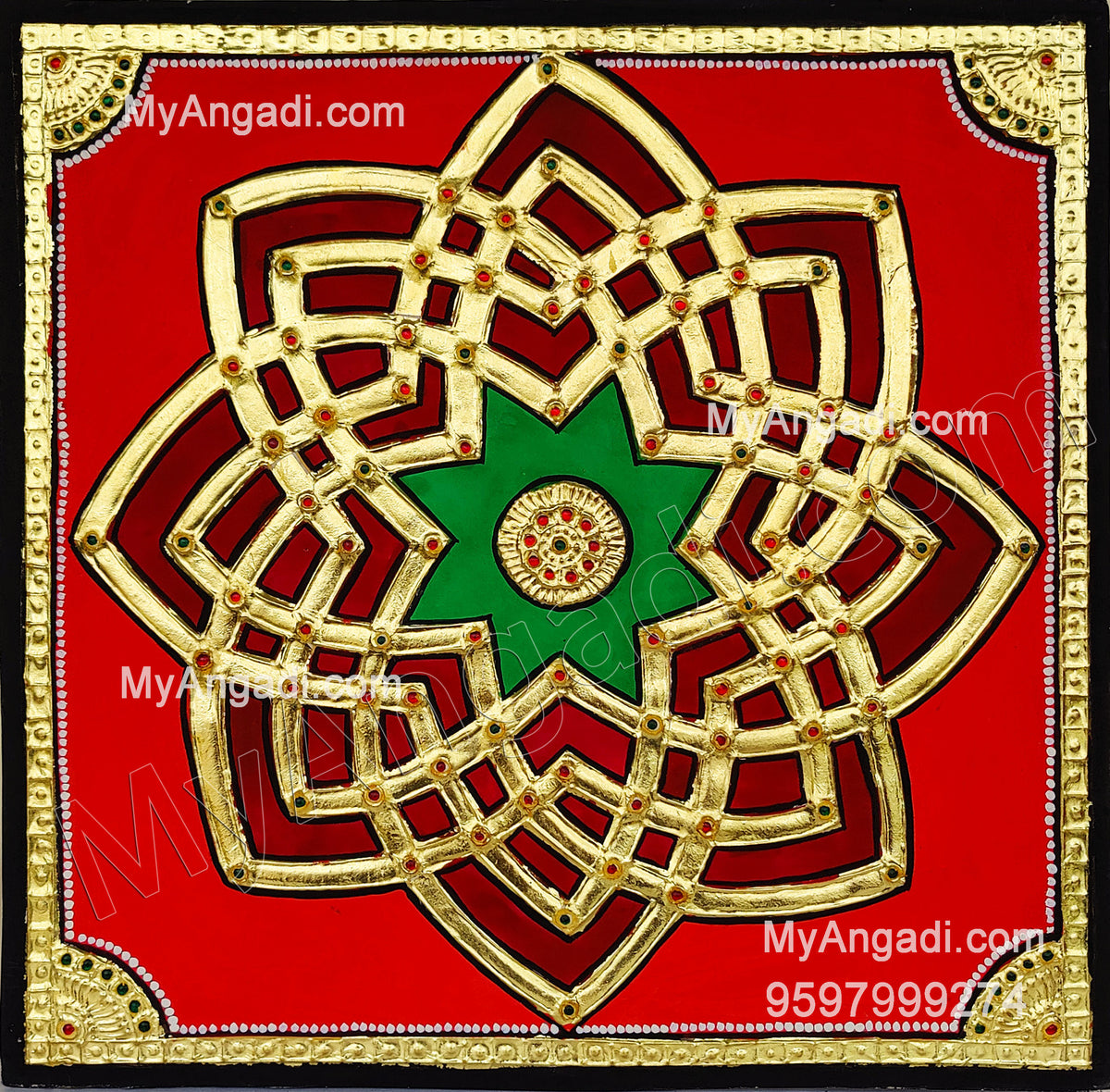 Aiswarya Kolam Tanjore Painting