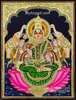 Gajalakshmi Tanjore Painting