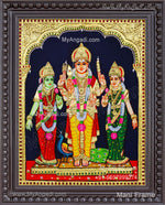 Murugan Valli Deivanai Tanjore Painting