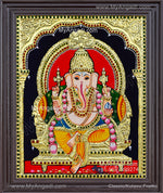 Ganesha Tanjore Painting
