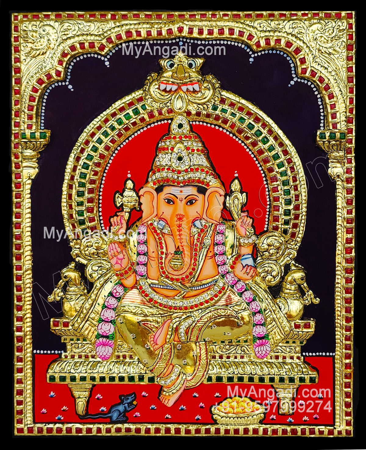 3D 5 Set Tanjore Paintings