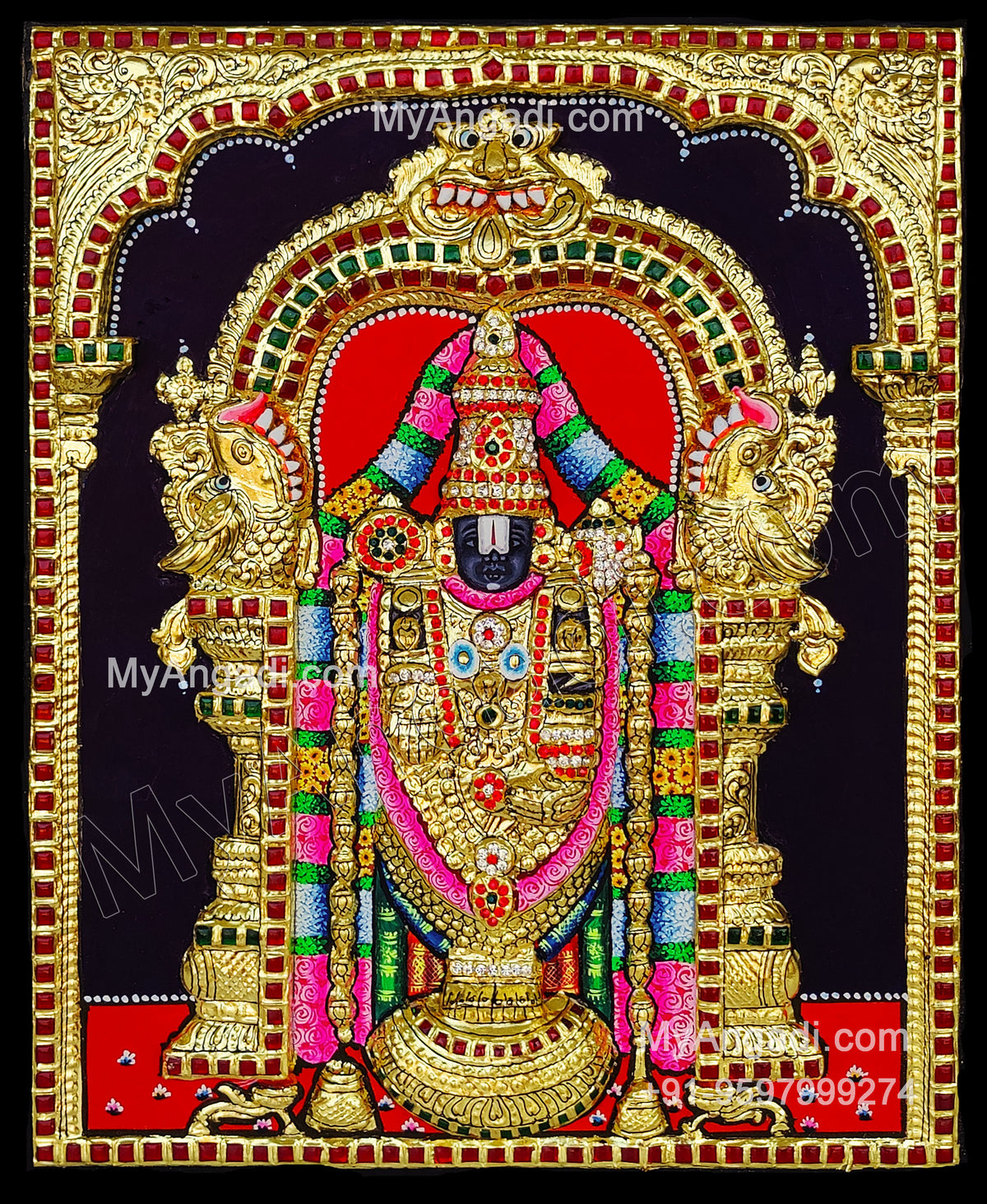 3D 5 Set Tanjore Paintings