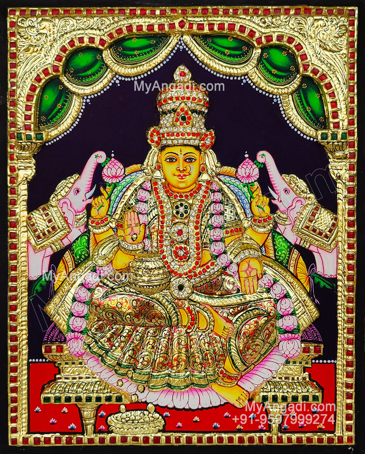 3D 5 Set Tanjore Paintings