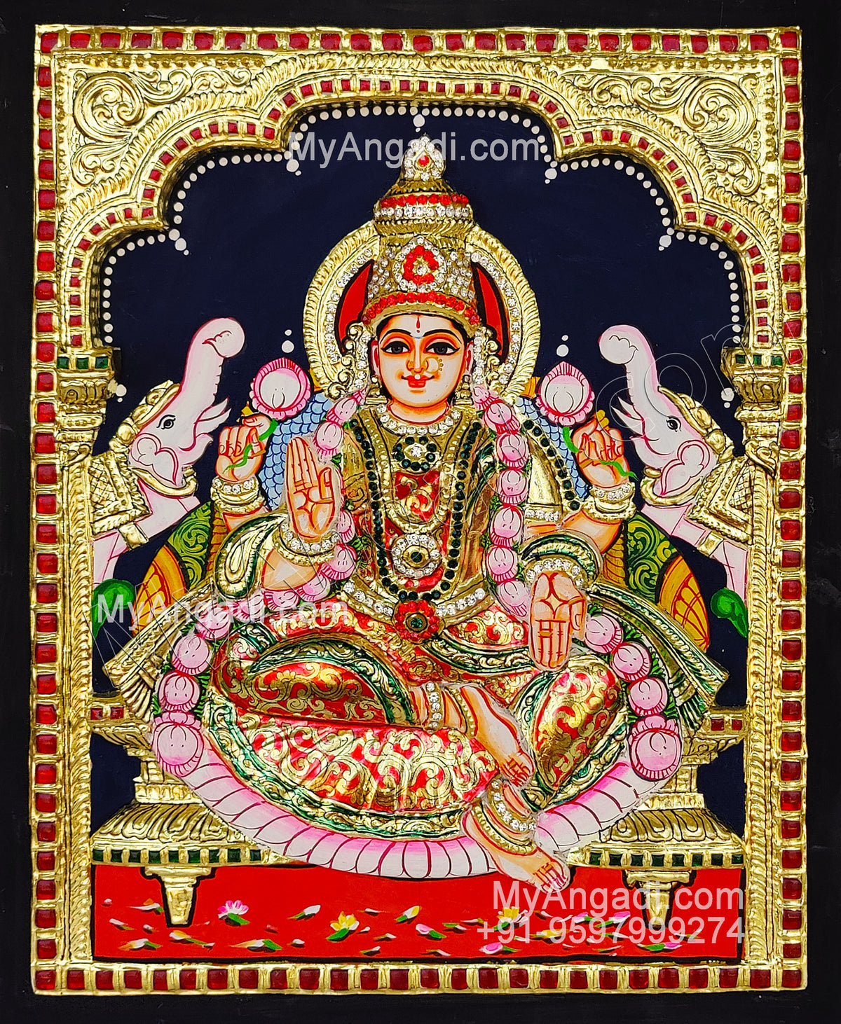 3D 5 Set Tanjore Paintings