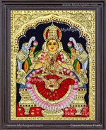 Gajalakshmi Tanjore Painting