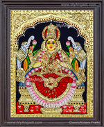Gajalakshmi Tanjore Painting