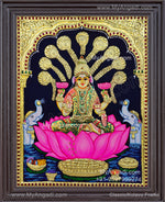 Gajalakshmi Tanjore Painting