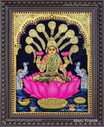 Gajalakshmi Tanjore Painting