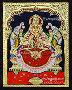 Gajalakshmi Tanjore Painting
