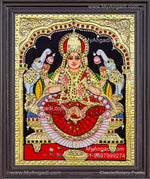 Gajalakshmi Tanjore Painting