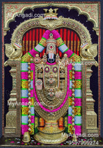Balaji 3d Tanjore Painting