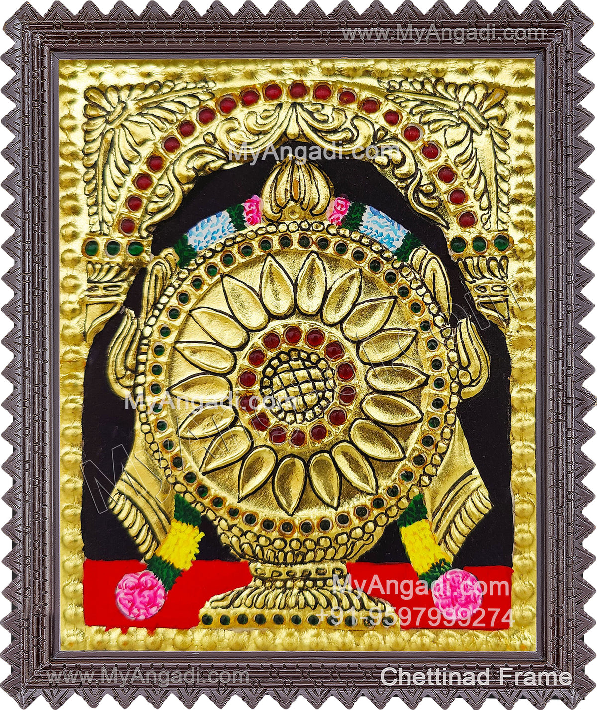 Small Chakra Tanjore Paintings