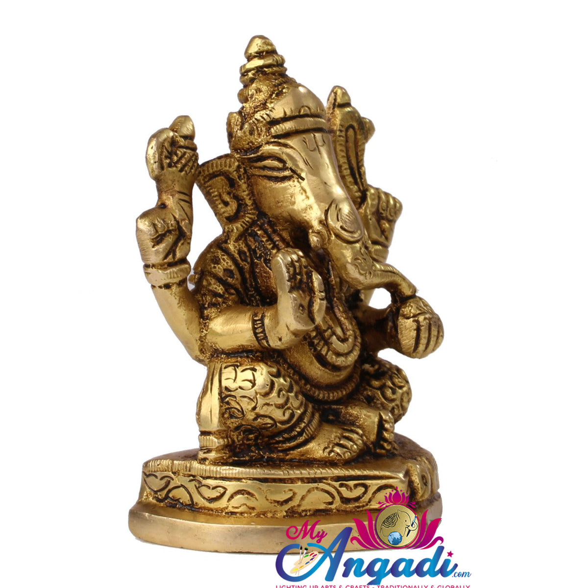 Ganesha Brass Statue