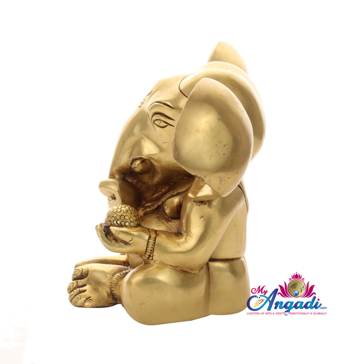 Ganesha Brass Statue