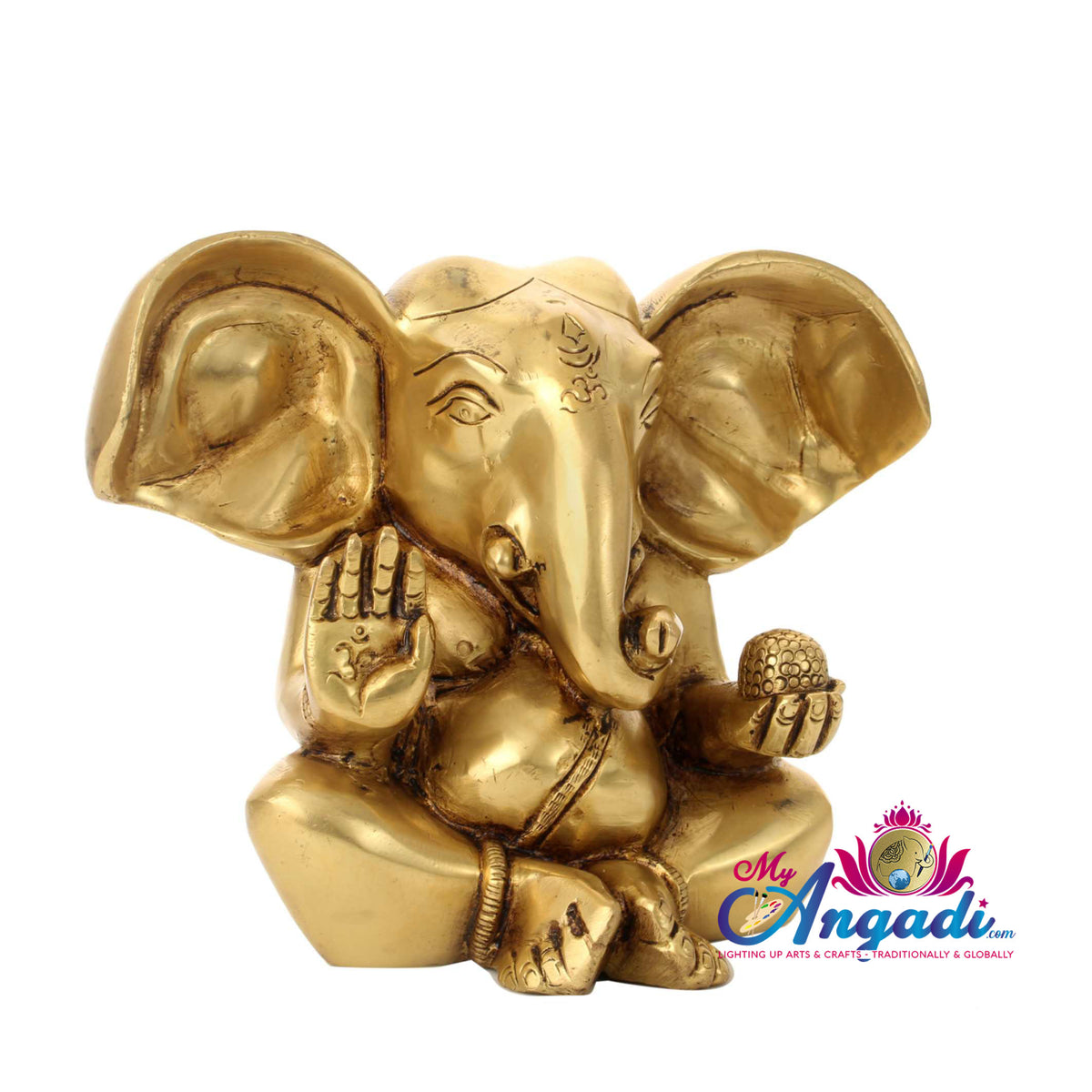 Ganesha Brass Statue