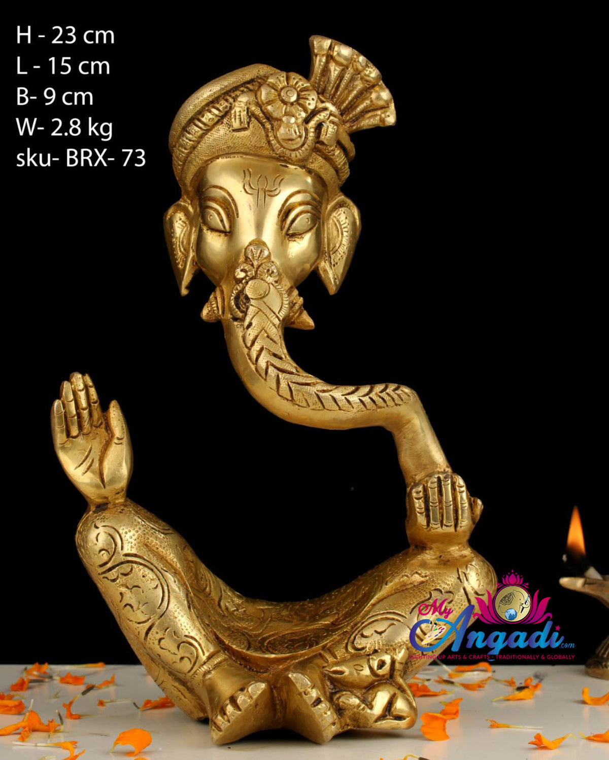 Ganapathy Brass Statue