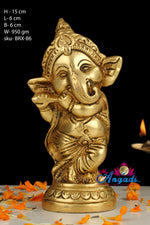 Bala Ganesha Brass Statue