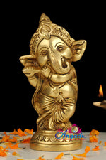 Bala Ganesha Brass Statue