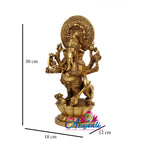 Kanthrishti Ganesha Brass Statue