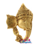 Ganapathy Face Brass Statue