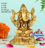 Ganesha Brass Statue