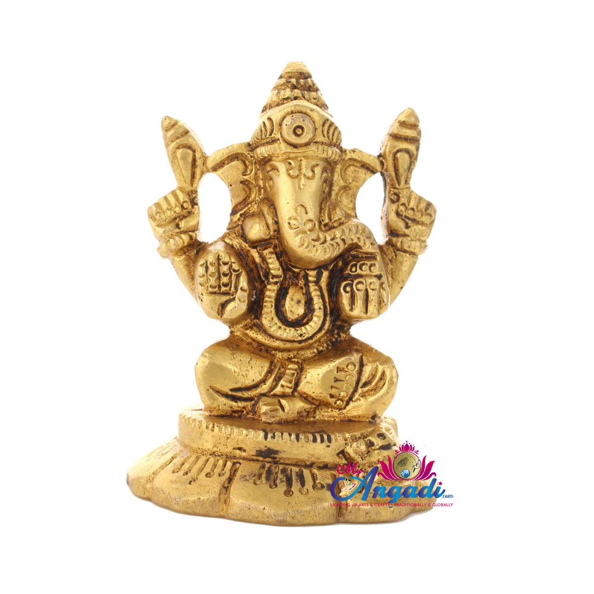 Ganesha Brass Statue
