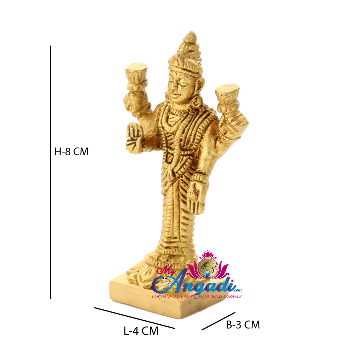 Lakshmi Brass Statue