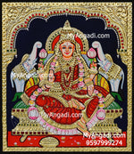 Gajalakshmi Tanjore Painting