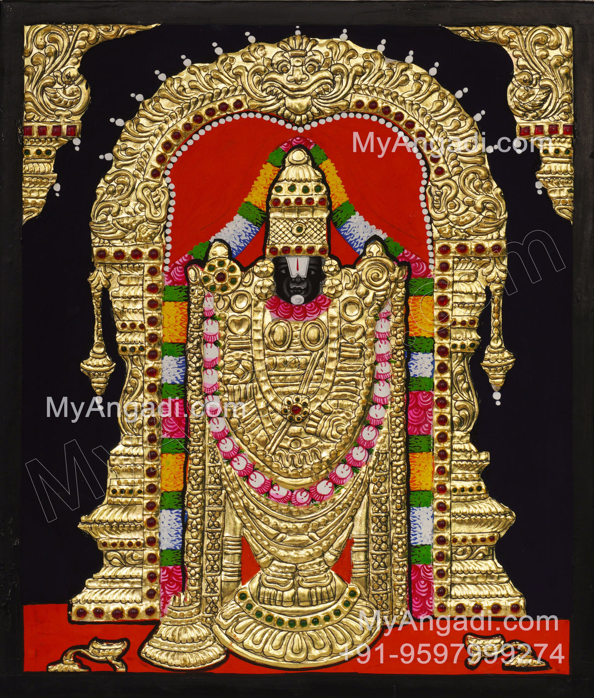 Balaji Tanjore Painting